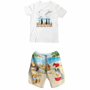 Sunrise to Sunset: Your Customized T-Shirt and Beach Short Collection
