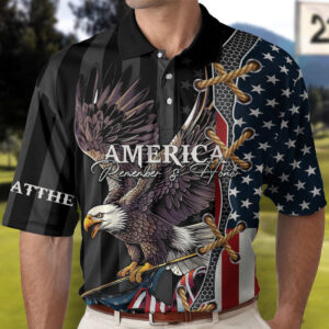 Today’s Treasure Polo Shirt America Remember And Honor - Custom Polo Shirt Set of 4