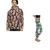 Combo Personalized Custom Hoodies and Dog Legging