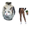 Combo Personalized Cat Lover Hoodies and Dog Legging
