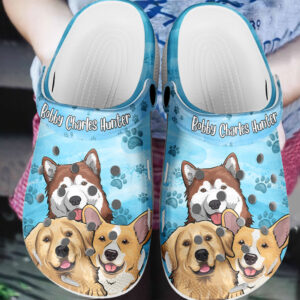 Colorful Paw Prints - Dog & Cat Personalized Custom Unisex Clogs, Slide Sandals - Gift For Pet Owners, Pet Lovers